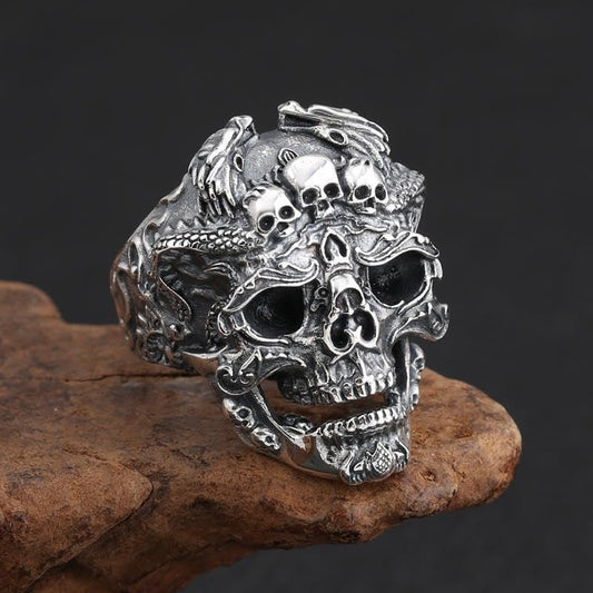 Rebel Skull Ring