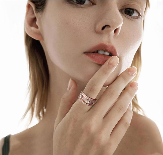 Kinetic Gear Spinner Ring